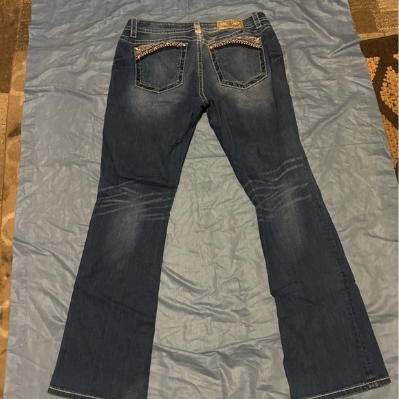 Miss me jeans size 34 inseam 34 great look feel and design - Picture 3 of 4